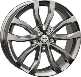 9,0X20 AUTEC UTECA 5/120   ET40 CH74,1